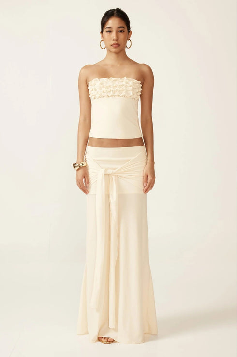 Wrap Patchwork Maxi Dress