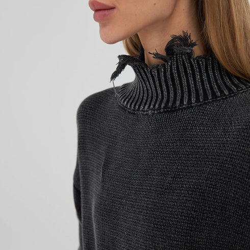 Street Snap Knit Sweater