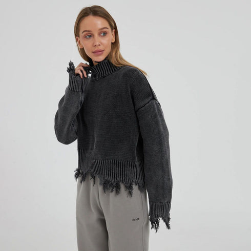 Street Snap Knit Sweater