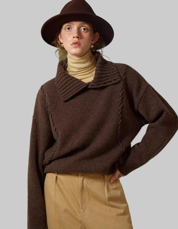 Cable Turtleneck Sweater