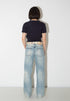 Women's Wide-leg Jeans Fashion High Waist Straight Pants