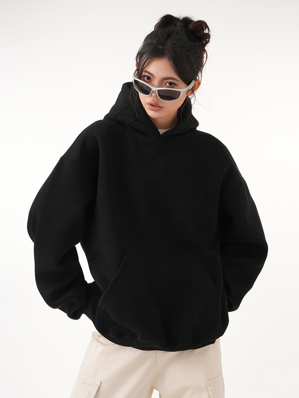 Short hooded sweatshirt
