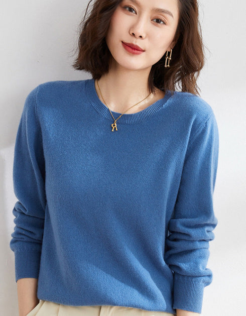 Round Neck Long Sleeve Sweater