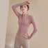 Women's Zippered Yoga Jacket Long Sleeve Fitness Top