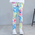Girls' Spring And Autumn Thin Elastic Printed Pants
