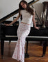 Floral Print Maxi Skirt