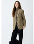 Classic Wool Blend Blazer