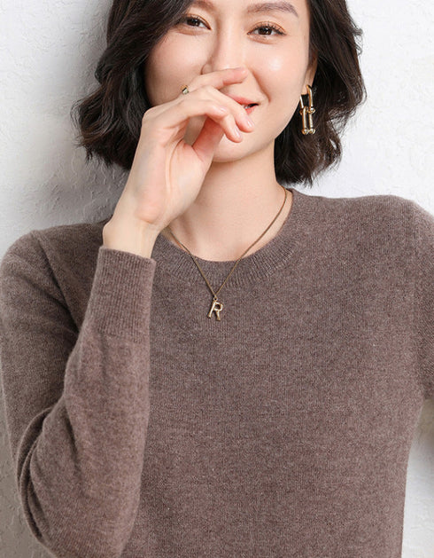 Round Neck Long Sleeve Sweater