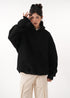 Short hooded sweatshirt