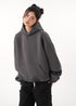 Short hooded sweatshirt