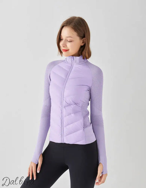 Activewear Zip Jacket Purple / L