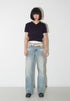 Women's Wide-leg Jeans Fashion High Waist Straight Pants