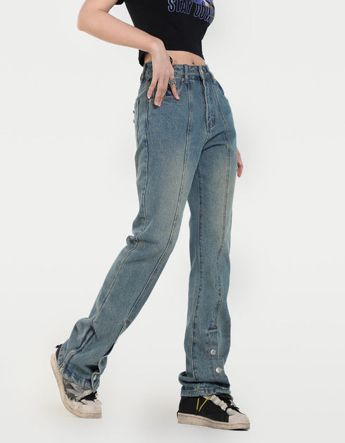Straight Denim Jeans