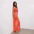 Women’s Floral Print Sleeveless Slim-Fit Long Dress