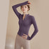 Women's Zippered Yoga Jacket Long Sleeve Fitness Top