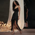 Black Backless Sling Maxi Dress