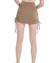 Ruched Drawstring Skort