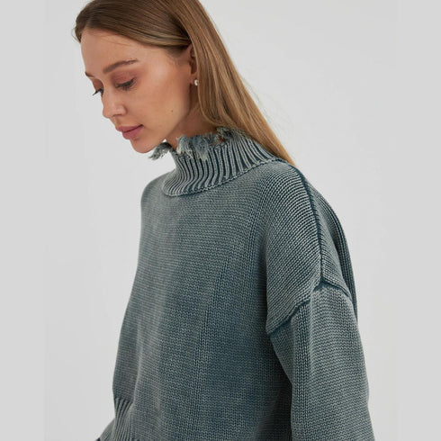 Street Snap Knit Sweater