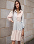 Patchwork Shirt Dress
