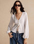 Front-Tie Blouse