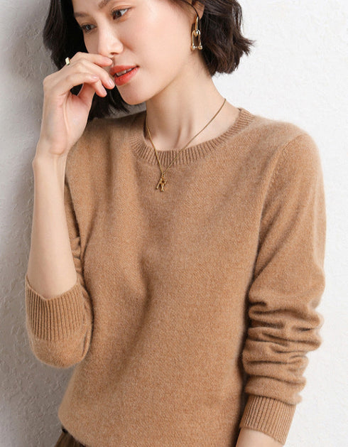Round Neck Long Sleeve Sweater