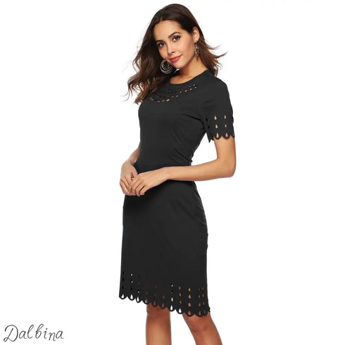 Bodyline Hollow Skirt – After Dark Drop Bodycon Dress