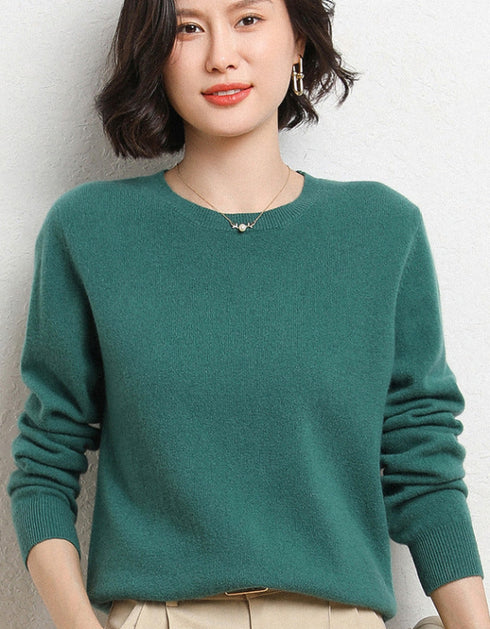 Round Neck Long Sleeve Sweater