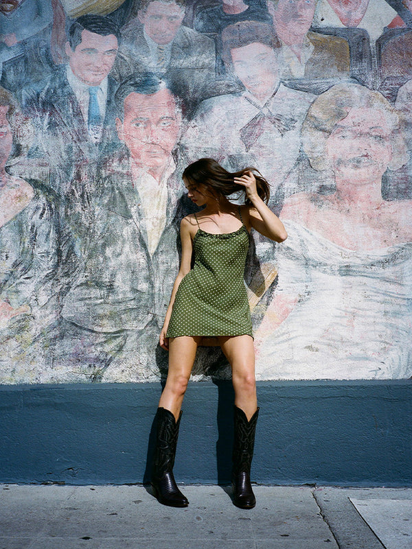 Sling Strap Mini Dress