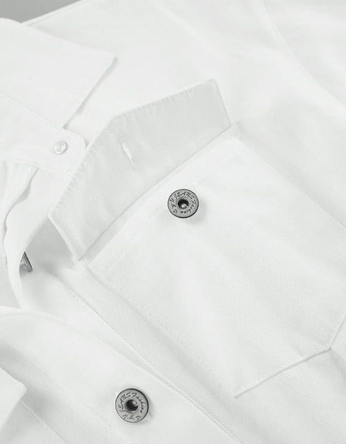 Denim Mini Shirt Dress