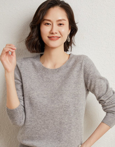 Round Neck Long Sleeve Sweater