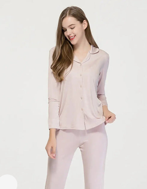 Dalbina Essentials – Luxe Knit Silk Set Skin Color / 2XL Luxe Lounge Set