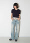 Women's Wide-leg Jeans Fashion High Waist Straight Pants