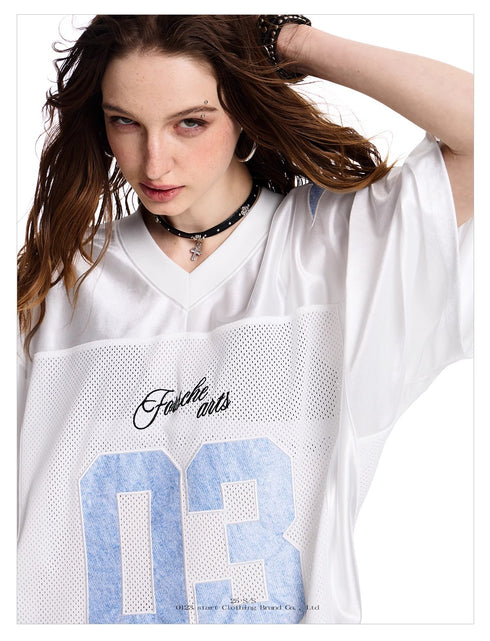 American hip-hop jersey T-shirt