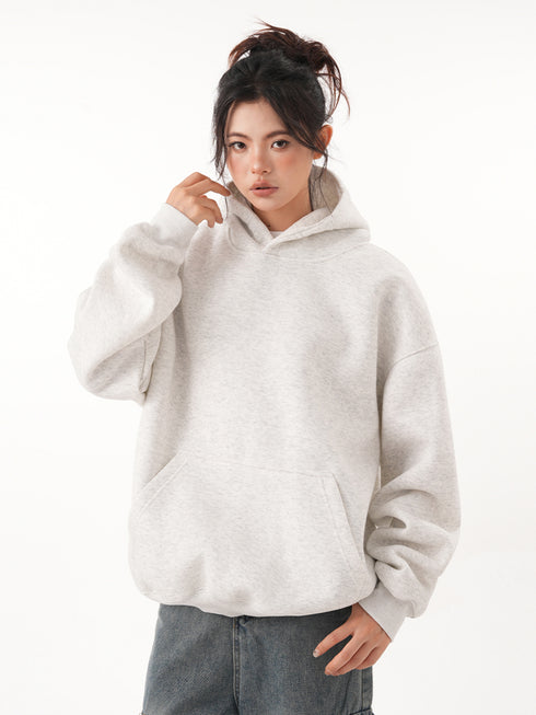 Short hooded sweatshirt