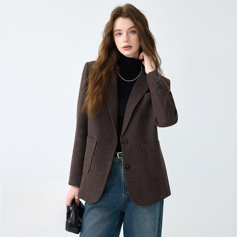 Woolen suit jacket