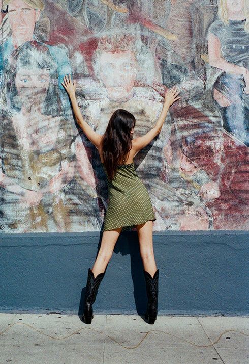 Sling Strap Mini Dress