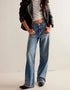 Rhinestone Straight Leg Jeans