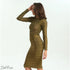 Molten Gold Bodycon – Dalbina After Dark Bodycon Dress