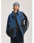 Patchwork workwear denim jacket