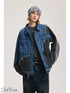 Patchwork workwear denim jacket