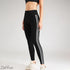 Side Striped Fitness Trousers High Waist Hip Lift
