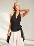 Women’s Backless American-style Camisole Top Black / L