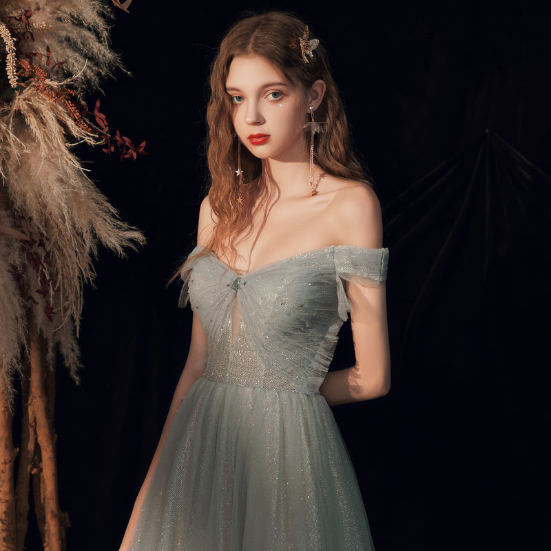 Blush Aura – Dalbina Bridesmaid Tulle Dress
