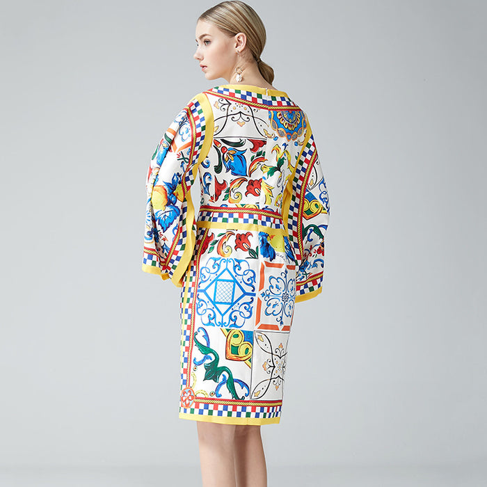 Bold Luxe Print Dress