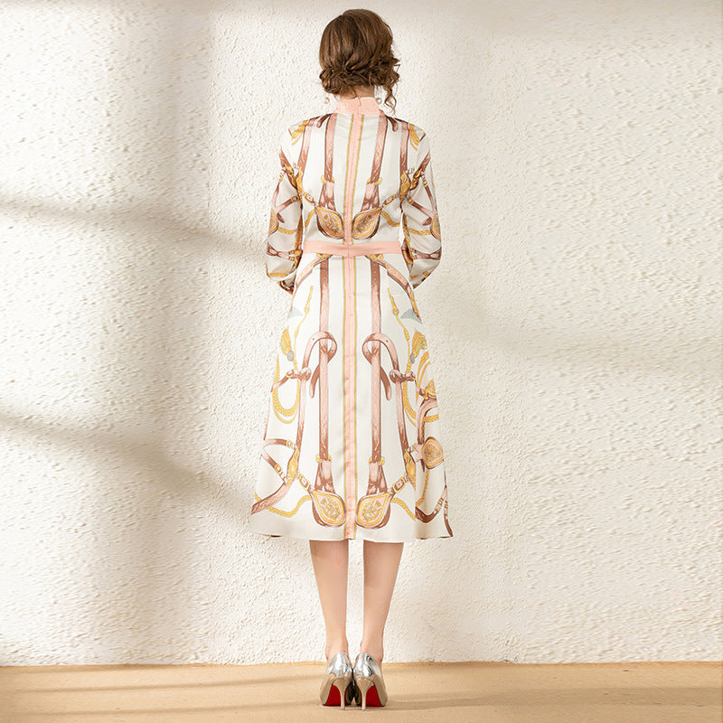 Elegance Bloom Dress – Waistline Detail Luxe