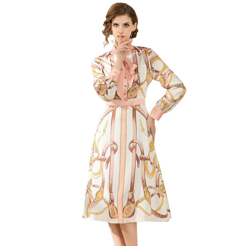 Elegance Bloom Dress – Waistline Detail Luxe