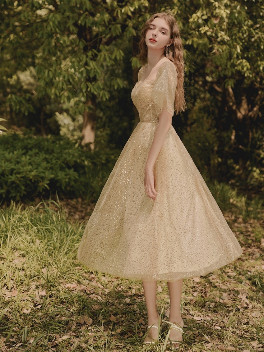 Peach Glow Party Dress – Dalbina Dinner Drop