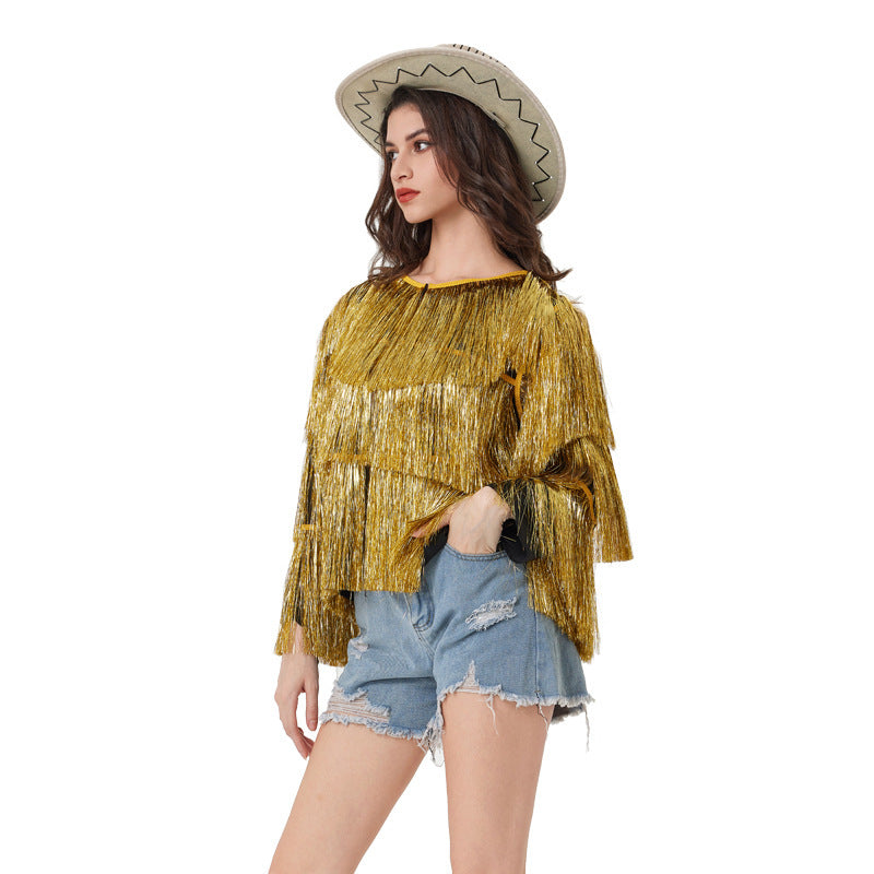Tassel Long Sleeve Springsummer Cardigan Jacket