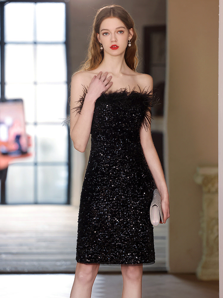 Chic Off-Shoulder Elegance – Royal Banquet Fit