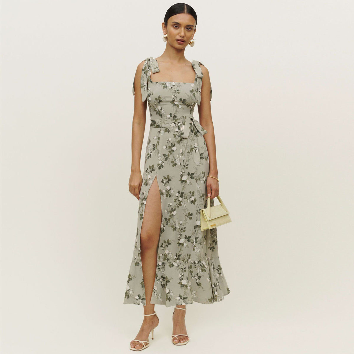 Summer Bloom Floral Halter Dress